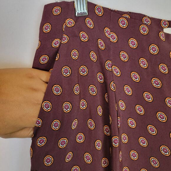 By Anthropologie Womens Marsden Wide Leg Pants Size 8 Brown High Rise Hippie - Picture 5 of 12